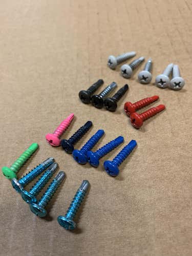 Colored self tap screws (20 TOTAL)