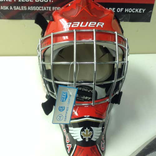 New Bauer NME 3 TEAM CANADA Goalie Mask Senior