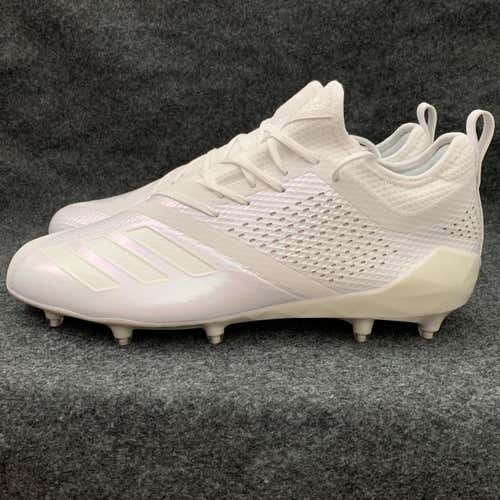 Adidas AdiZero 5-Star 7.0 White Low Top Football Cleats CQ0316  Size 12.5