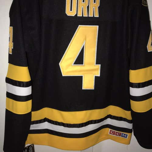 Bruins Home Jersey, BOBBY ORR, HEROES of HOCKEY CCM Official Licensed Jersey