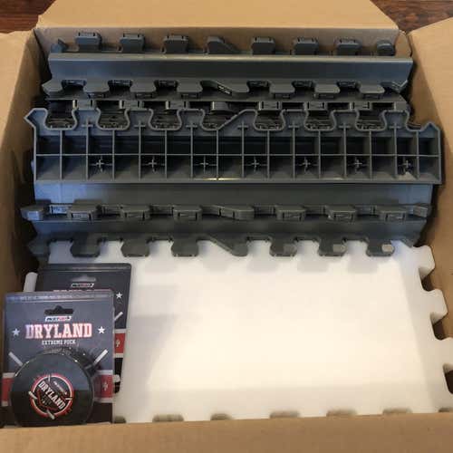 New! Set of Twelve HockeyShot Dryland Tiles / Edges