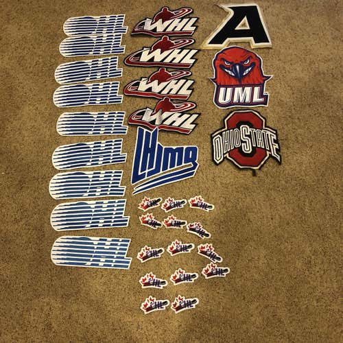 Ohl Whl Qmjhl Army Umass Lowell Ohio State And Chl Bulk Patches