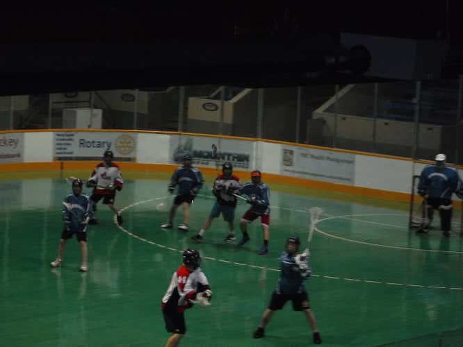 New East Coast Dyes Carbon Pro Shaft with "Bonus":  Free strung Warrior Razor Lacrosse Head