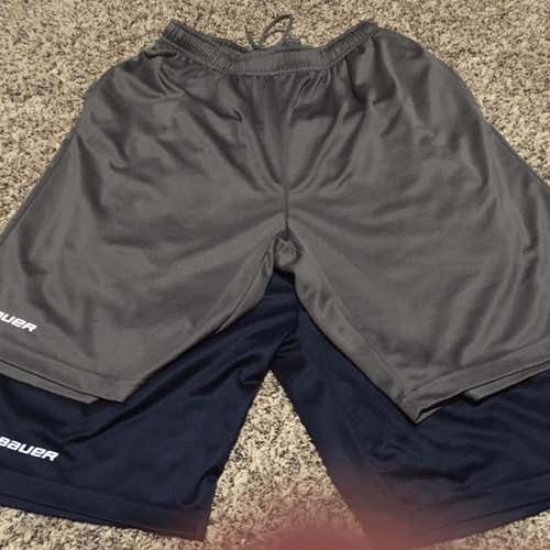 2x Bauer Training Shorts - Medium