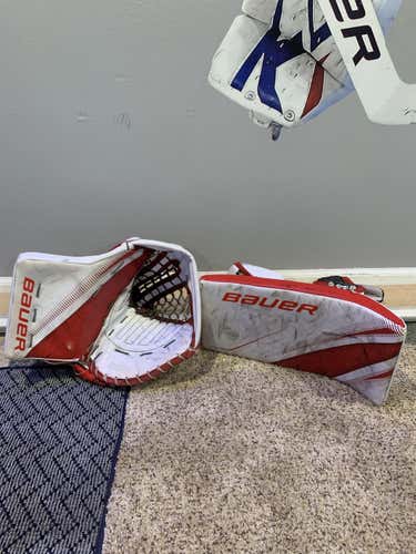 Bauer 2S Goalie Glove & Blocker Regular Senior