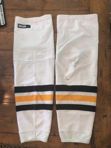 Penguins Pro Stock CCM Away Game Socks Large
