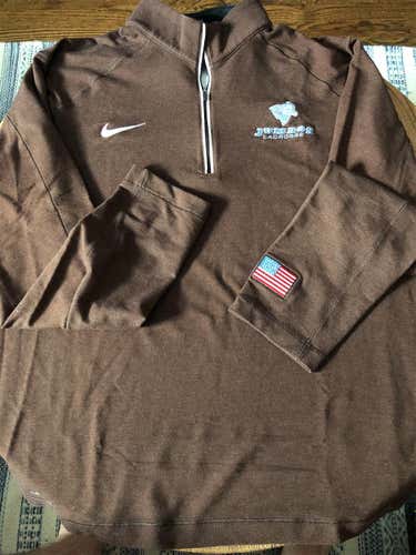 Tufts Lacrosse Brown Nike Dri Fit Pullover