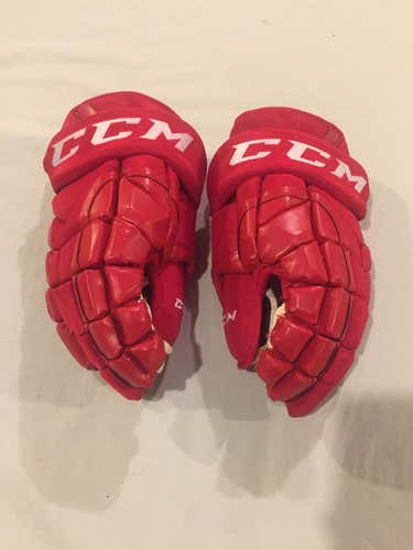 New Red CCM Pro Stock Gloves 15”