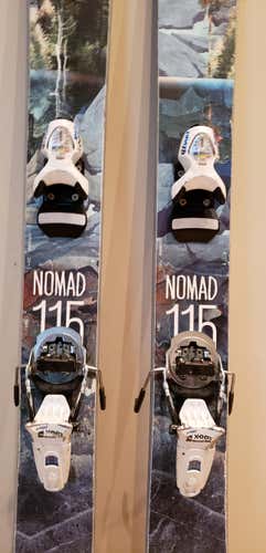 Icelantic Nomad 115 191cm Skis with look pivot 18 bindings