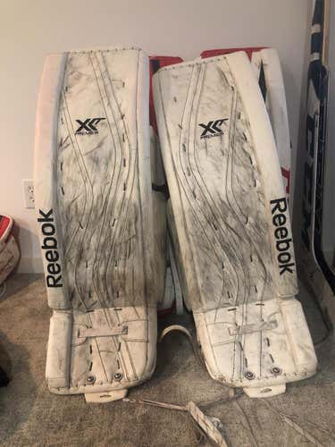 Used Reebok XLT Leg Pads 34+3