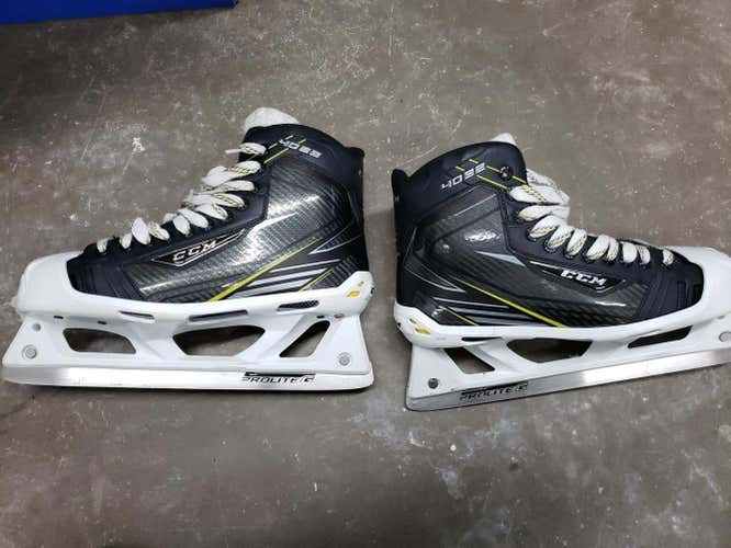 CCM Tacks 4092 Hockey Goalie Skates Senior Size 9