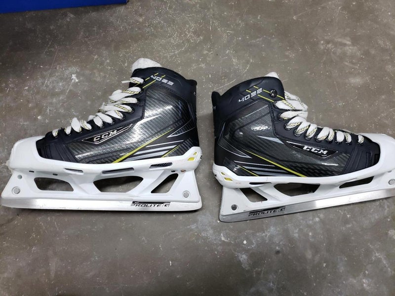 CCM Tacks 4092 Hockey Goalie Skates Senior Size 9