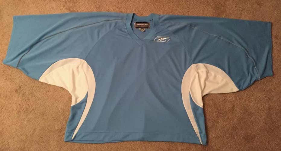 Reebok RBK Platinum Senior Goalie Cut Practice Jersey Blue (XXXL)