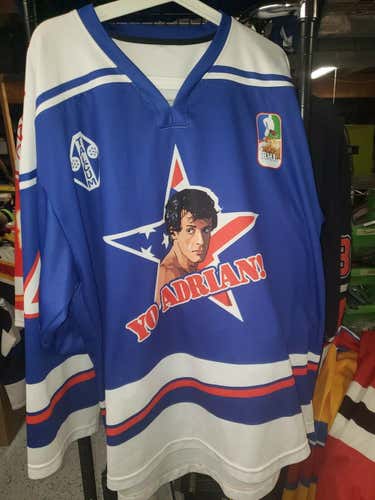 Custom #24 Adult Large Hockey Jersey "Rocky"