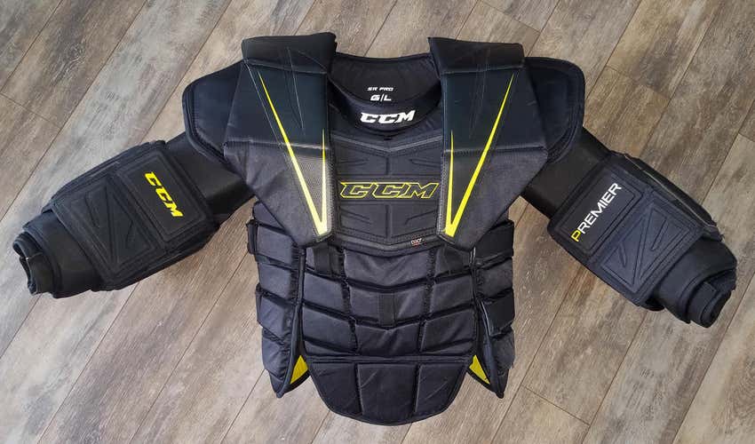 CCM Premier Pro Goalie Chest and Arm Protector Pro Stock Size Large