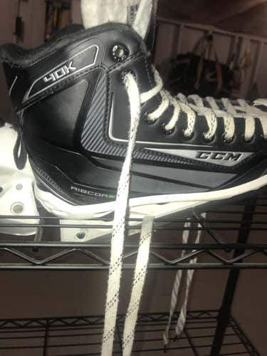 CCM Ribcor 40K Hockey Goalie Skates Senior Size 8