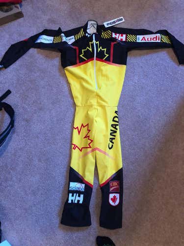 2017 Alpine Canada Team edition Helly Hansen race suit FIS legal XL but fits like a Large