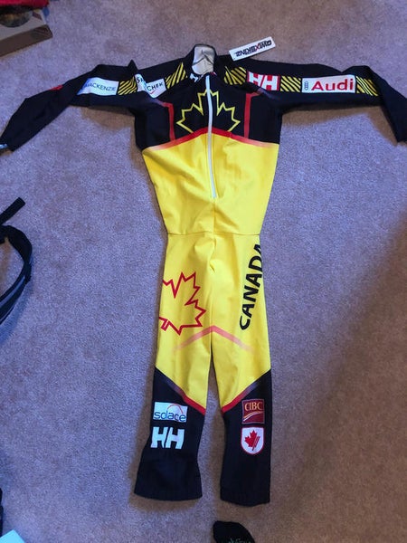 2017 Alpine Canada Team edition Helly Hansen race suit FIS legal XL but fits like a Large