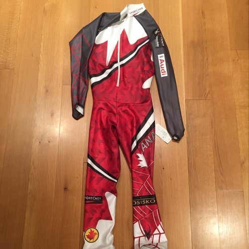 New Spyder Team Canada Xl Speed Suit Golf Ball Fabric Very Fast