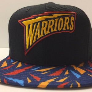 Golden State Warriors Mitchell & Ness Snapback Hat Cap Curry Rookie