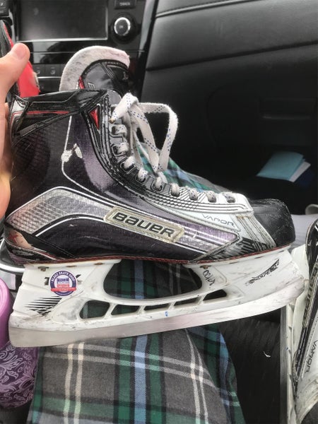 Bauer 1x Skates Used Pro Stock With Step Steel