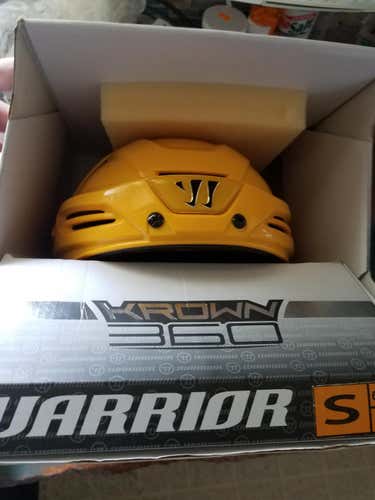 WARRIOR KROWN 360 Helmet - Yellow (Small Adult / Senior) 6 1/8"-- 6 3/4"