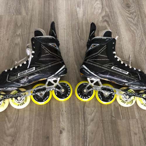 Custom Bauer Supreme 1S Roller Hockey Skates KRYPTONIUM Chassis NEW
