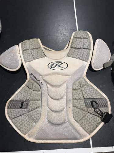 White Rawlings Catcher’s Gear