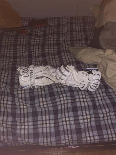 Barely Used White Warrior EVO Gloves
