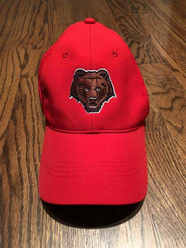 Red Brown Lacrosse Nike Hat