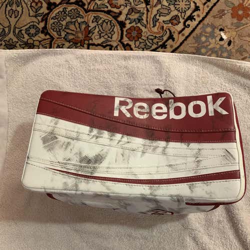Mike Smith Game Used Reebok Blocker