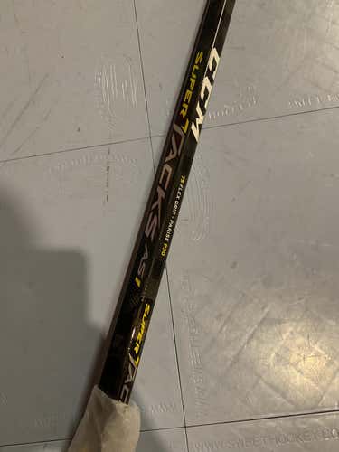 New CCM Super Tacks AS1 Hockey Stick Righty Toe Senior