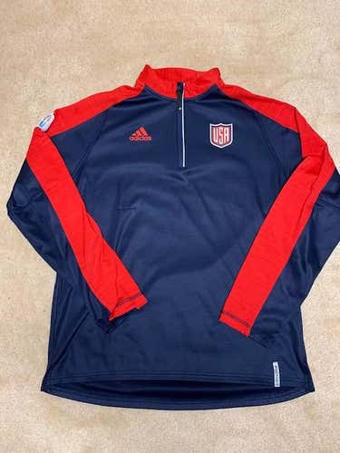 Adidas 2016 Team USA World Cup of Hockey 1/4 Zip Top
