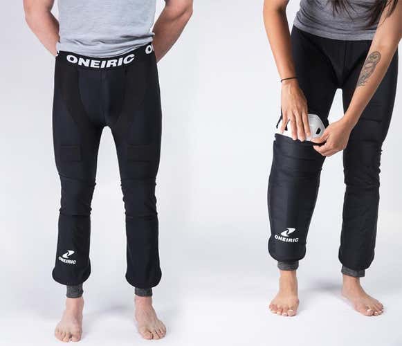 New Oneiric Compression Pants Girls, Womens - Shinpad Sleeve, Cutproof, Calf Padding