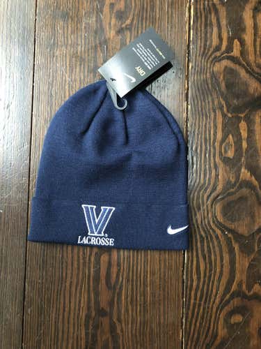 New Nike Dri Fit Villanova Lacrosse Winter Hat