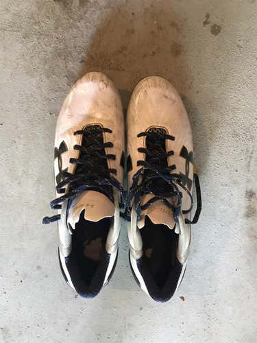 Notre Dame Game Used Under Armour Cleats