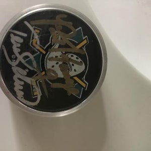 Teemu Selanne Paul Kariya Signed Puck
