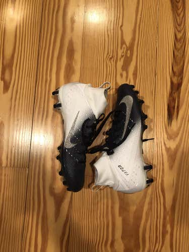 New Blue/White Nike Vapor Untouchable Lacrosse Cleats Size 10