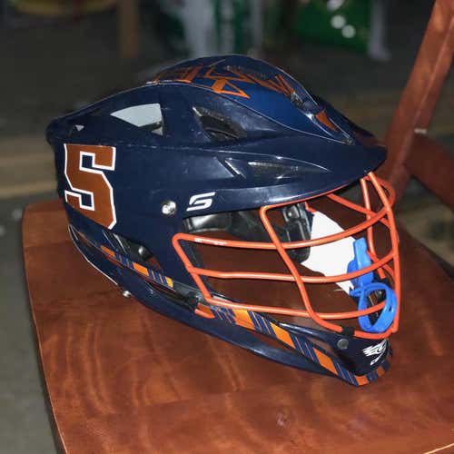 Syracuse Lacrosse Navy Helmet