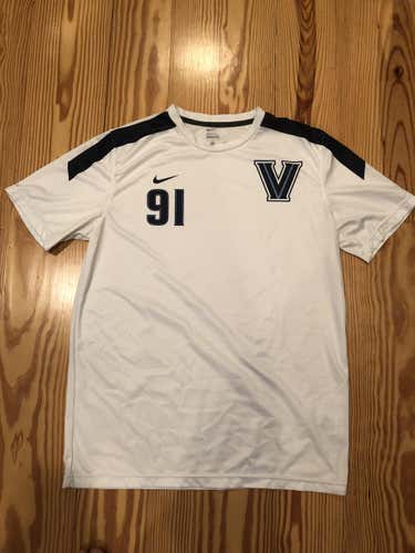 Villanova Lacrosse White Shooter Shirt #91