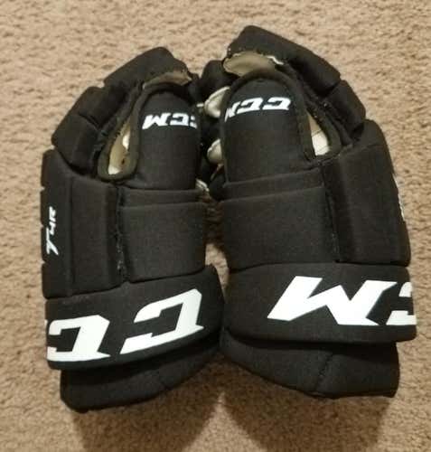 CCM Tacks 4 Roll Gloves Senior, Black, 13"