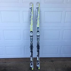2015 Fischer RC4 Masters GS Skis w/ Head bindings - nice!