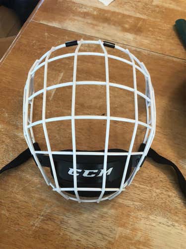 brand new ccm white cage