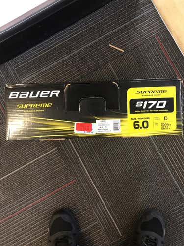 New Bauer Supreme S170 Goalie Skates Size 6