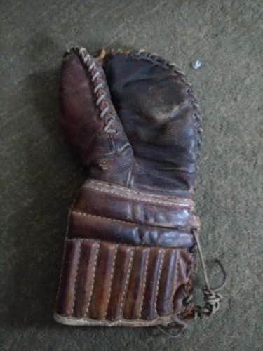 Vintage goalie catch glove