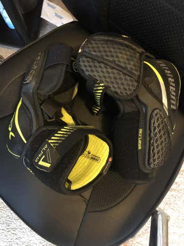 New Warrior Alpha QX Elbow Pads Senior Medium