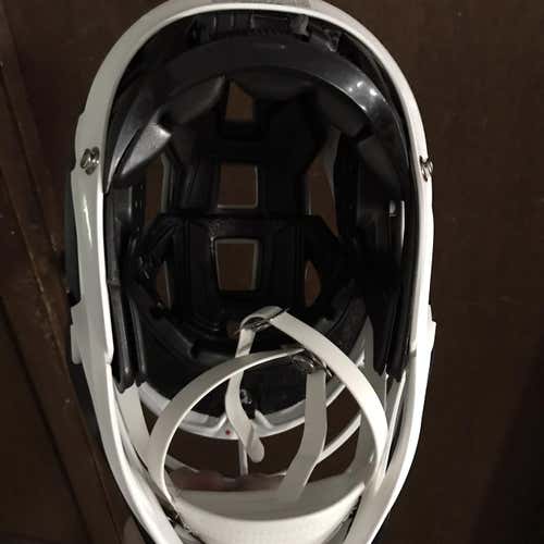 Cascade S Youth Helmet White With Pearl Face Mask