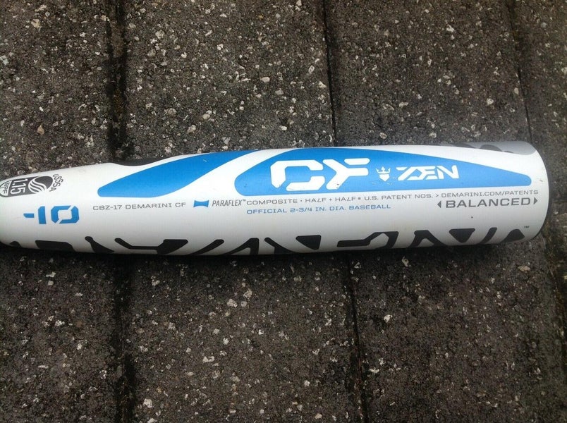 2017 DeMarini CF Zen CBZ 28/18 -10 2-3/4 USSSA NOT RETOOLED! OG BOMB DROPPER! LIKE NEW!