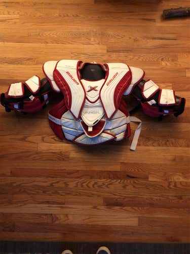Used Bauer 1X Chest Pad Goalie Sr. SM