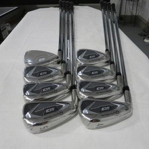 TaylorMade M3 Iron Set M-3 - 4-PW, AW - XP 100 S300 Stiff Flex Steel - NEW - LH